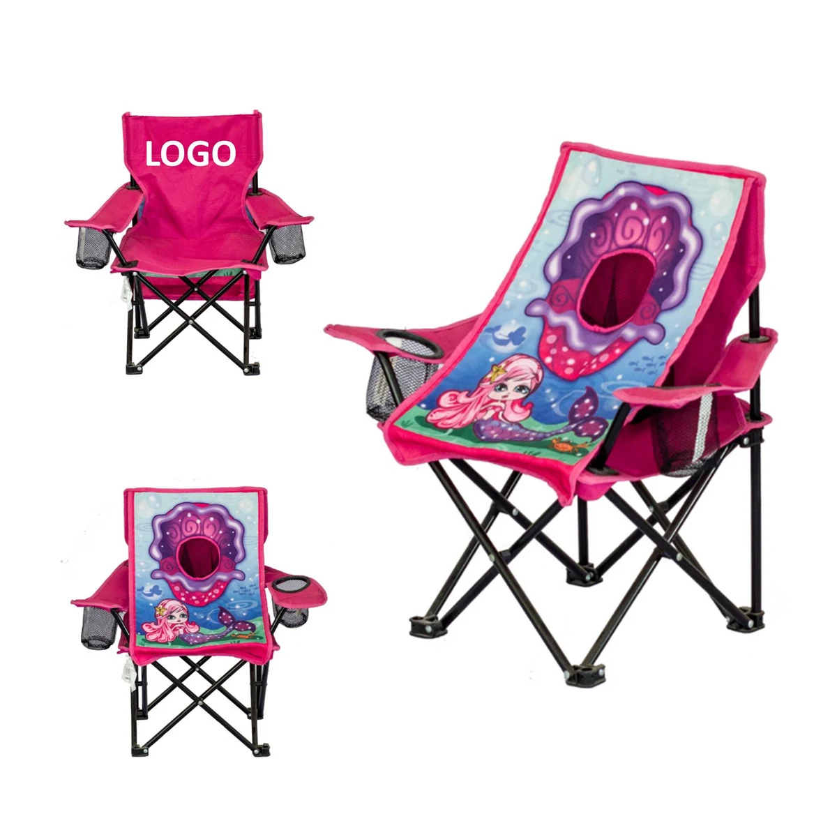 Folding Cute Cartoon Beach Armchair 1