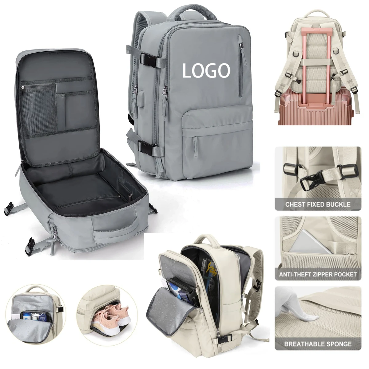 Carry on Travel Laptop Backpack 1