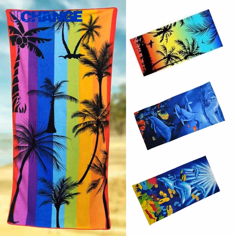 Microfiber Sand-Proof Beach Towel Lightweight Outdoor Towel for Travel & Beach