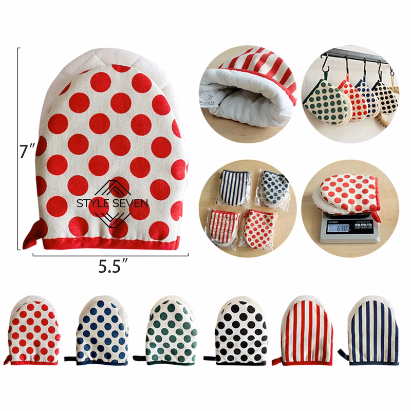 Full Color Cotton Oven Mitts