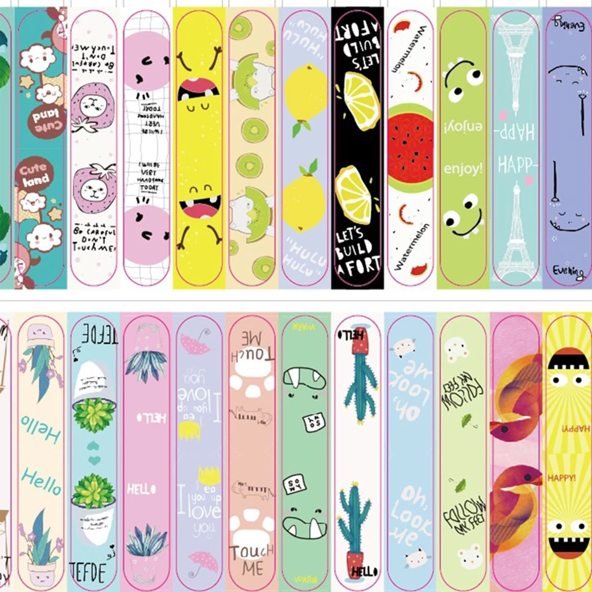 Foldable Cute Magnet Bookmarks Tabs, custom magnet with logo imprint 1