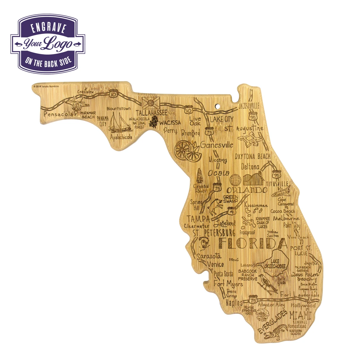 Destination Florida Cutting & Serving Board 1