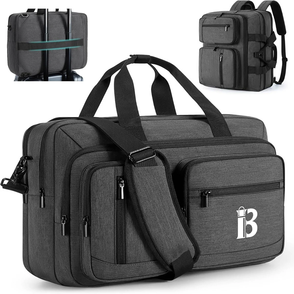 3 in 1 Polyester Laptop Backpack w/ Shoulder Strap 1