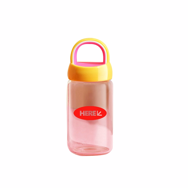 Portable Glass Water Bottle
