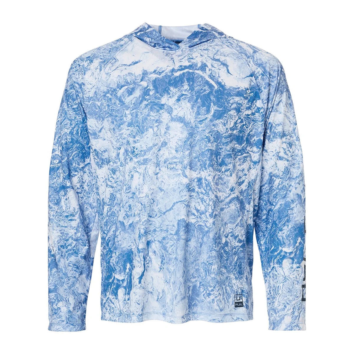 Men's Pursuit Mossy Oak Printed Hooded Long Sleeve T-Shirt - H12L0047 1