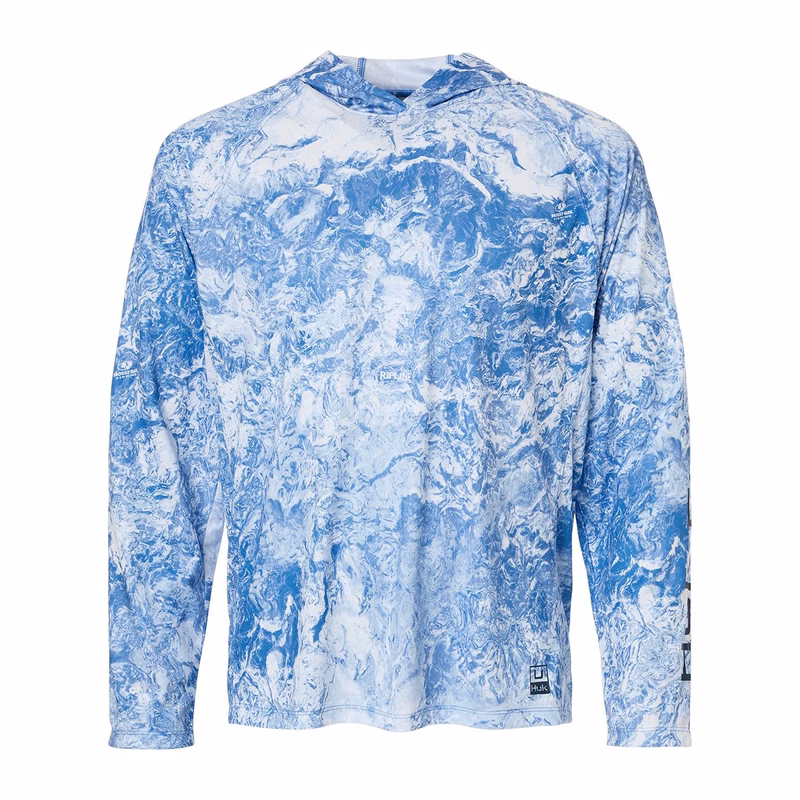 Men's Pursuit Mossy Oak Printed Hooded Long Sleeve T-Shirt - H12L0047