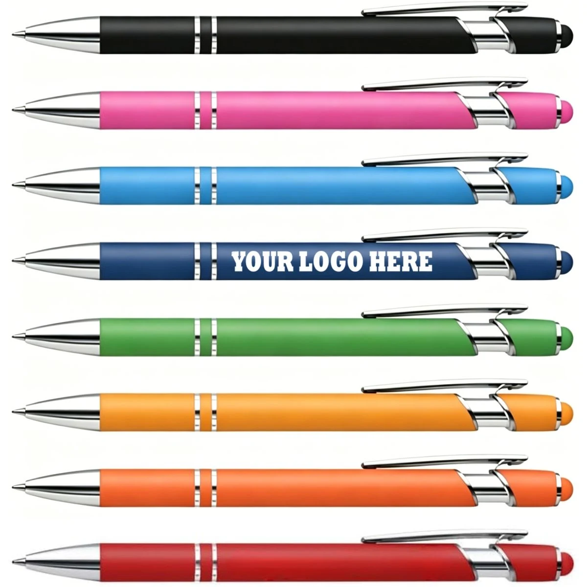 Custom Aluminum Ballpoint Pen Slim Metal 1