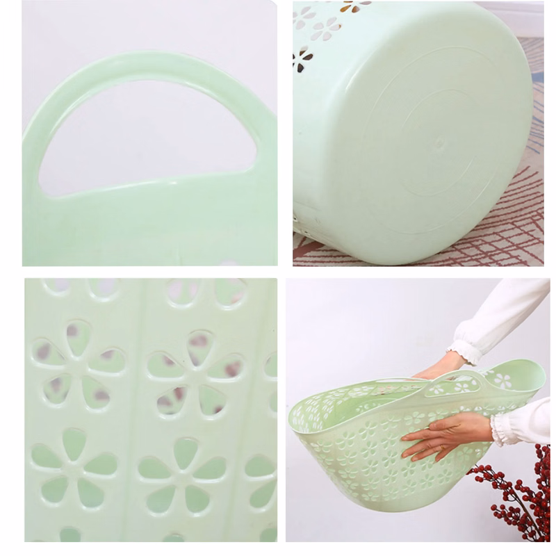 Flexible Laundry Basket  Plastic Hamper For Clothes
