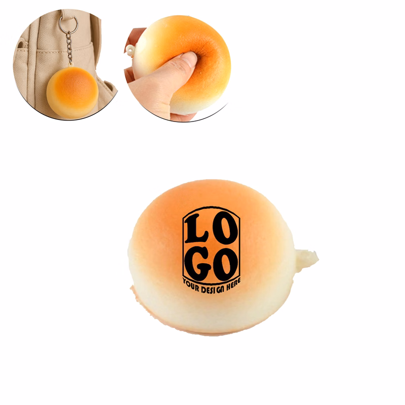 Custom Logo Bread Stress Ball