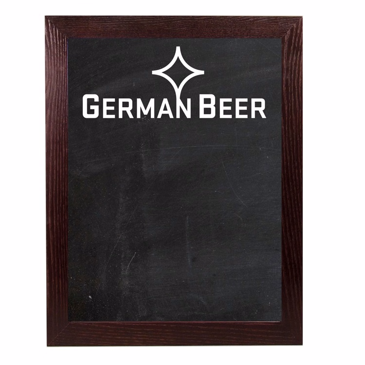 Oak Frame Wall Chalkboard - 12"w x 18"h