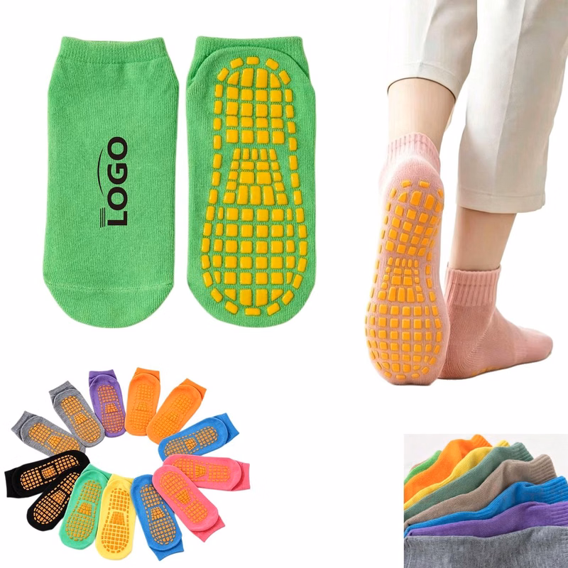 Non-Slip Grip Socks with Silicone Dots