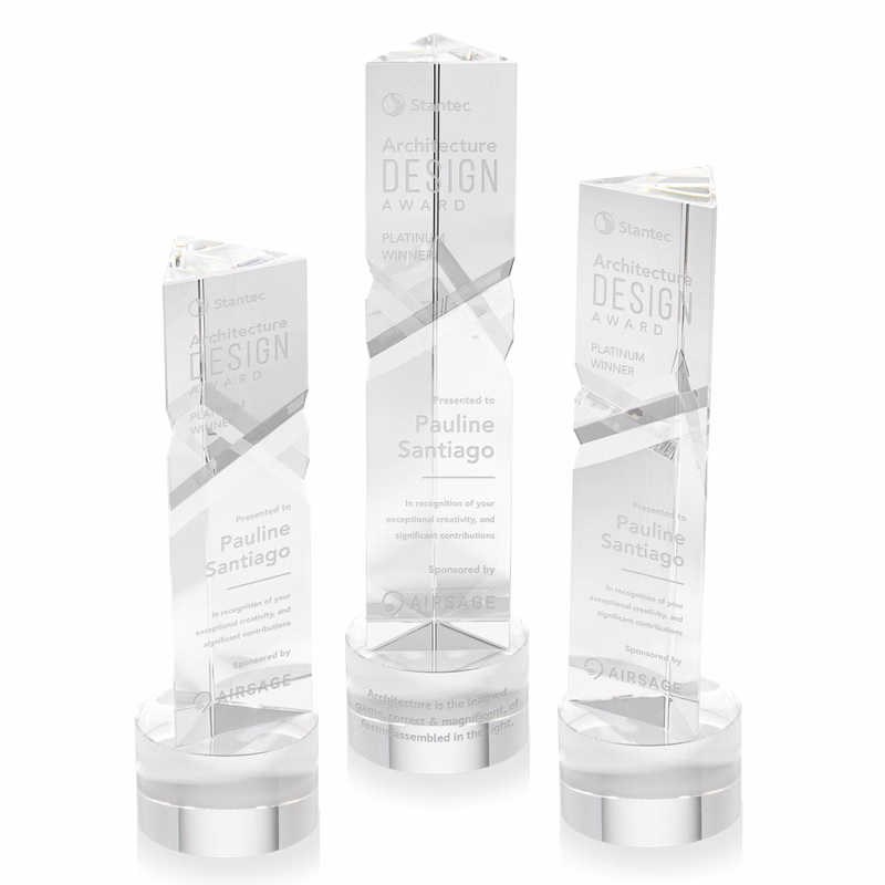 Oakham Award on Marvel Base - Clear
