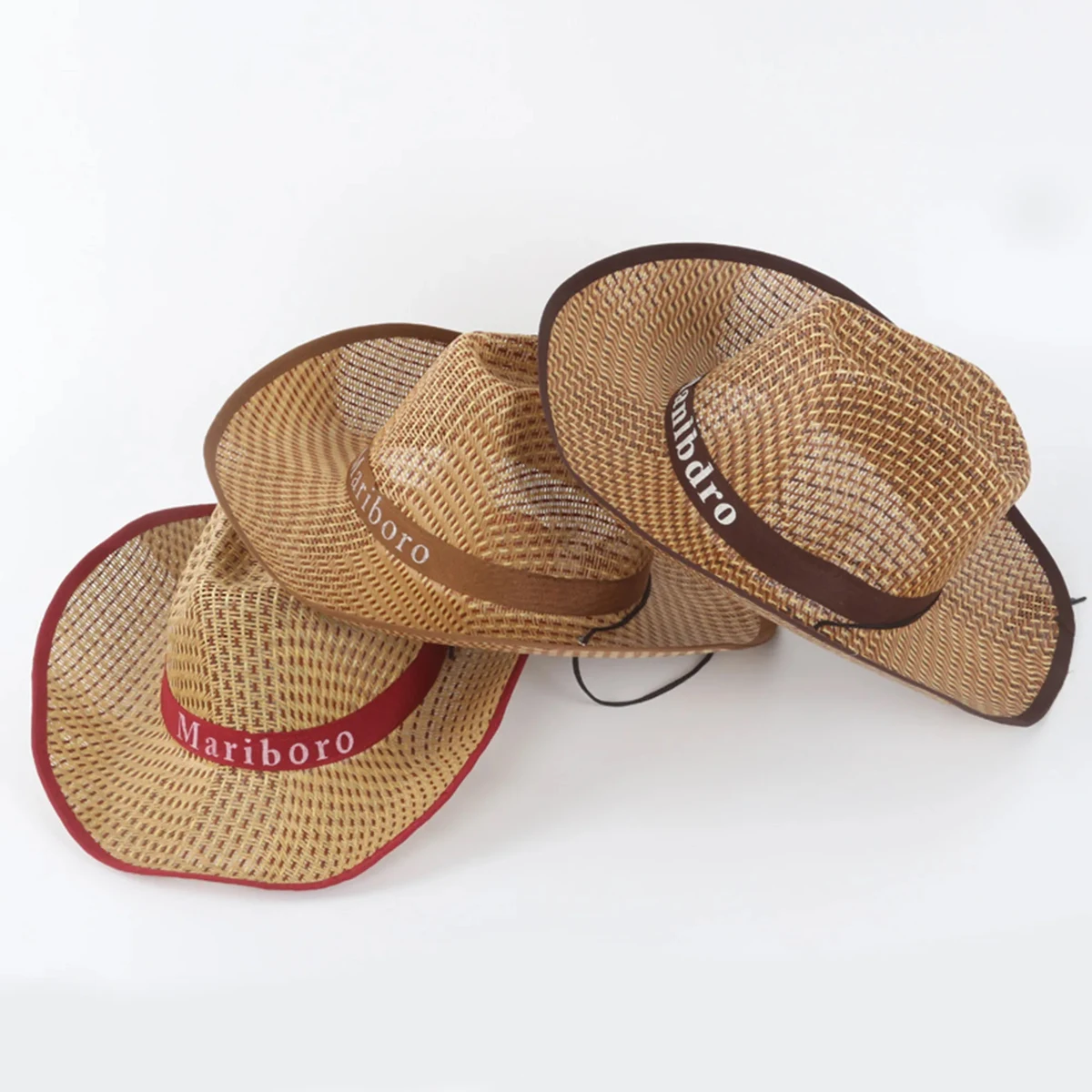 Straw Hat With Custom Band 1