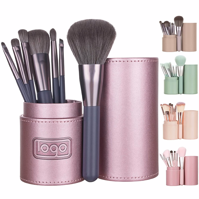 7pcs Portable Makeup Brushes Set
