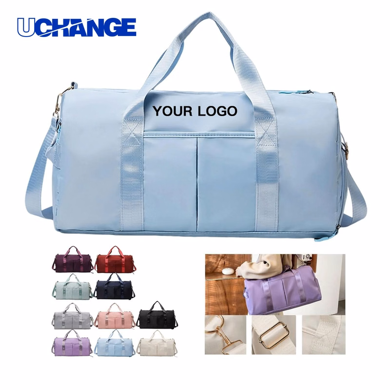 Duffel Bag with Shoe Pocket and Wet Dry Divider