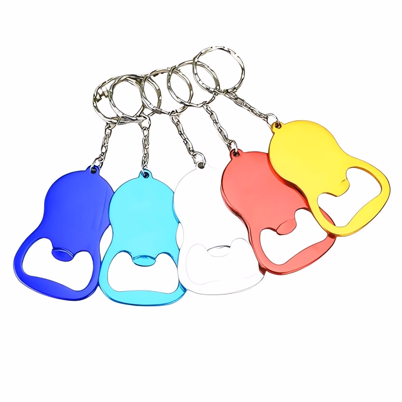 Gourd Shaped Bottle Opener W/ Key chain