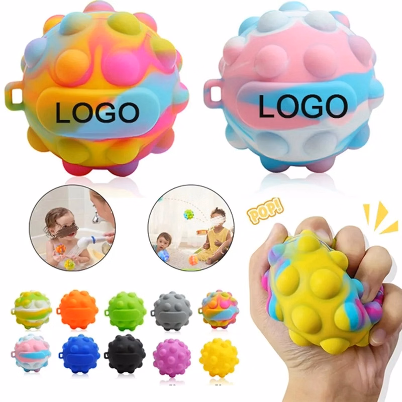 Push Pop Stress Reliever Ball Fidget Toy