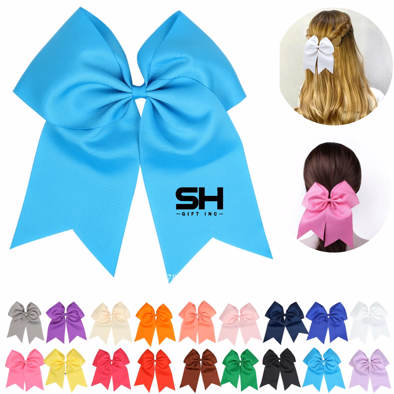 Large Bowknot Elastic Hair Tie Bands