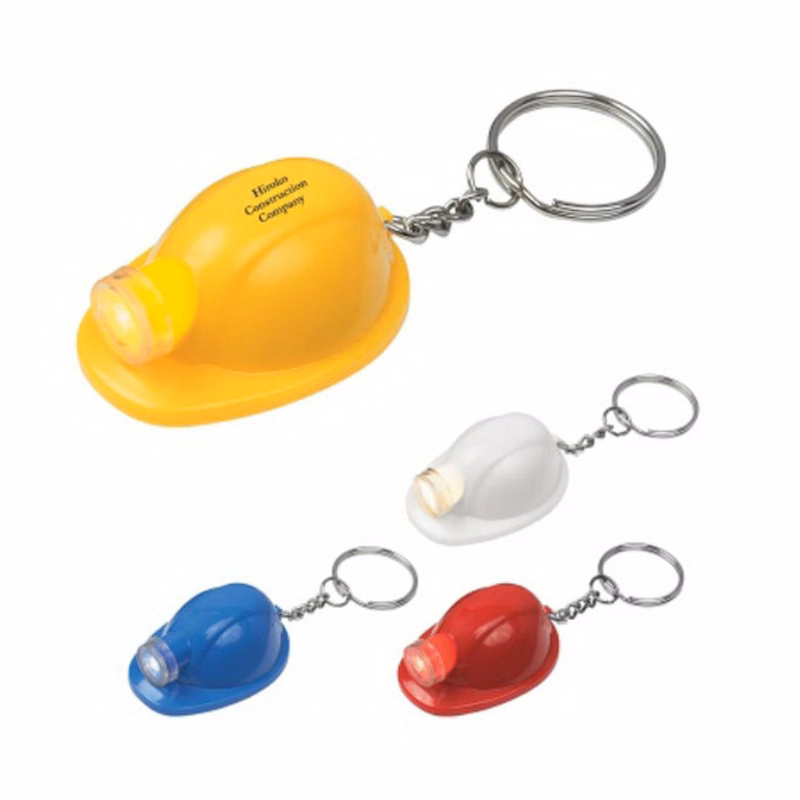 Hard Hat LED Key Chain