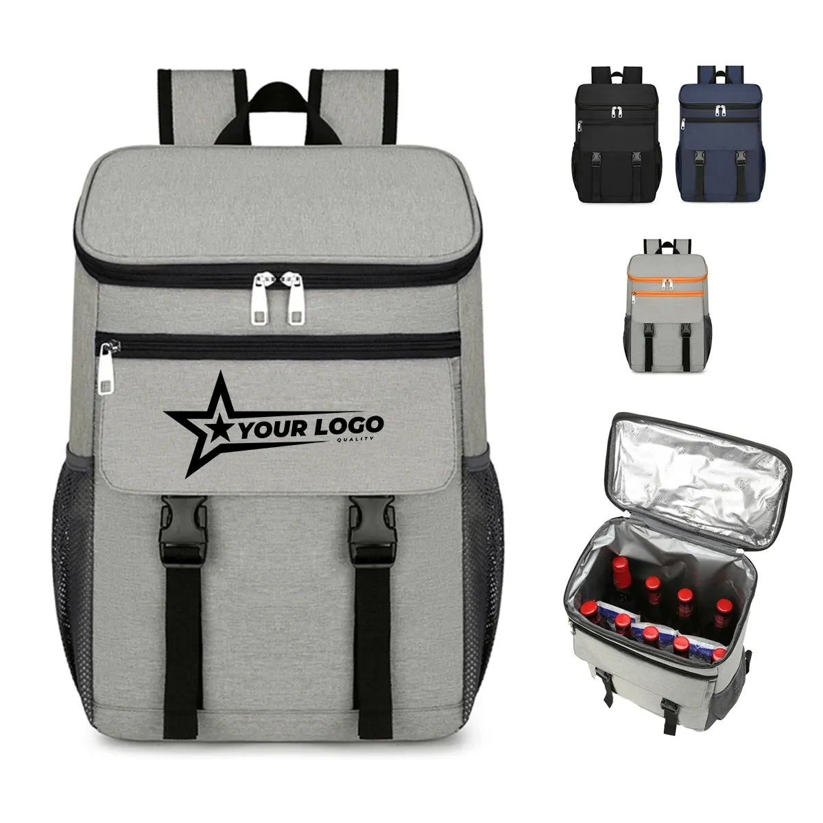 25L Large Capacity Insulated Backpack Cooling Picnic Bag 1