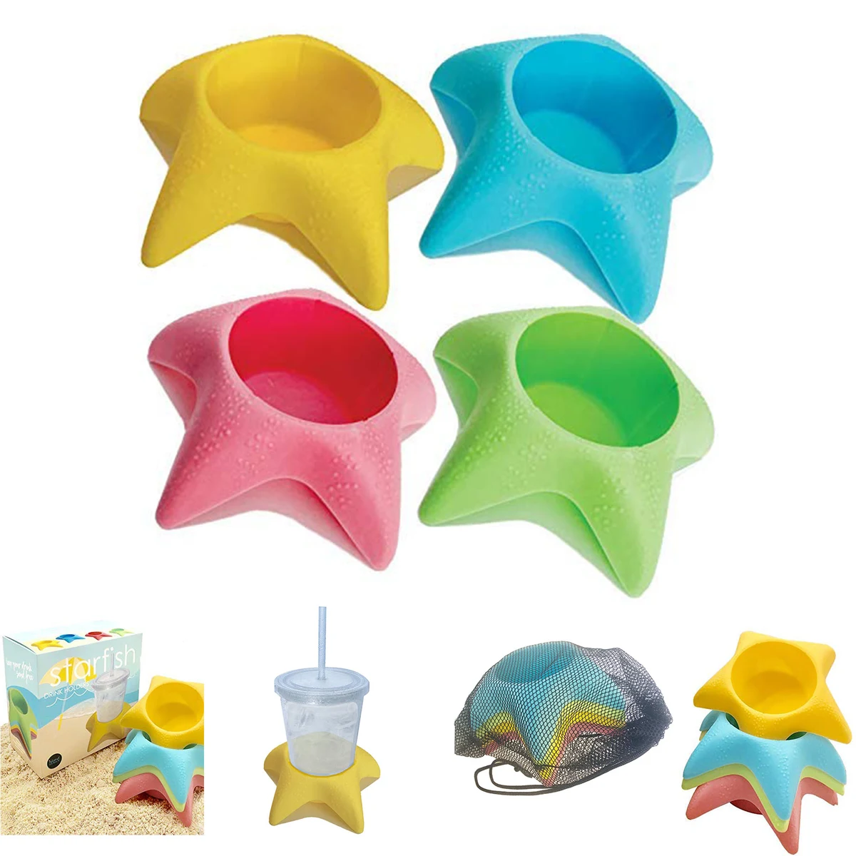 Beach Vacation Accessories Starfish Drink 1