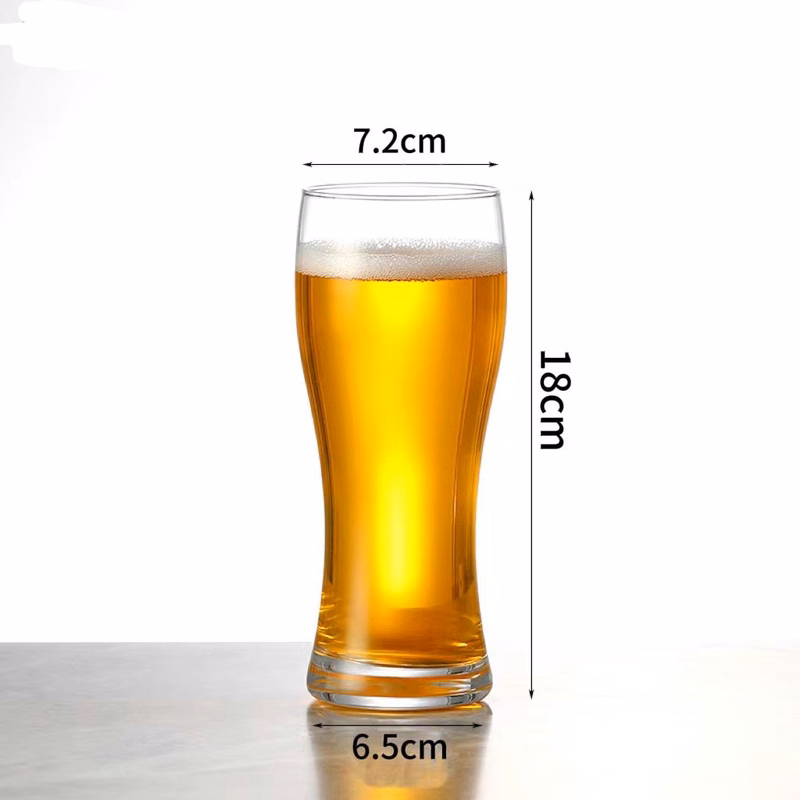 16 Oz Clear Glass Beer Cup