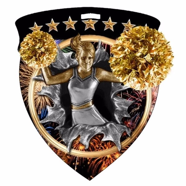 Color Burst Medals/Cheerleader