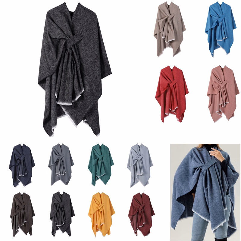 Soft Scarf And Cloak For Autumn And Winter