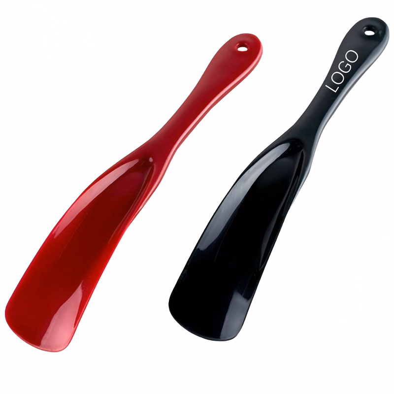 Household short-handled portable shoe horn