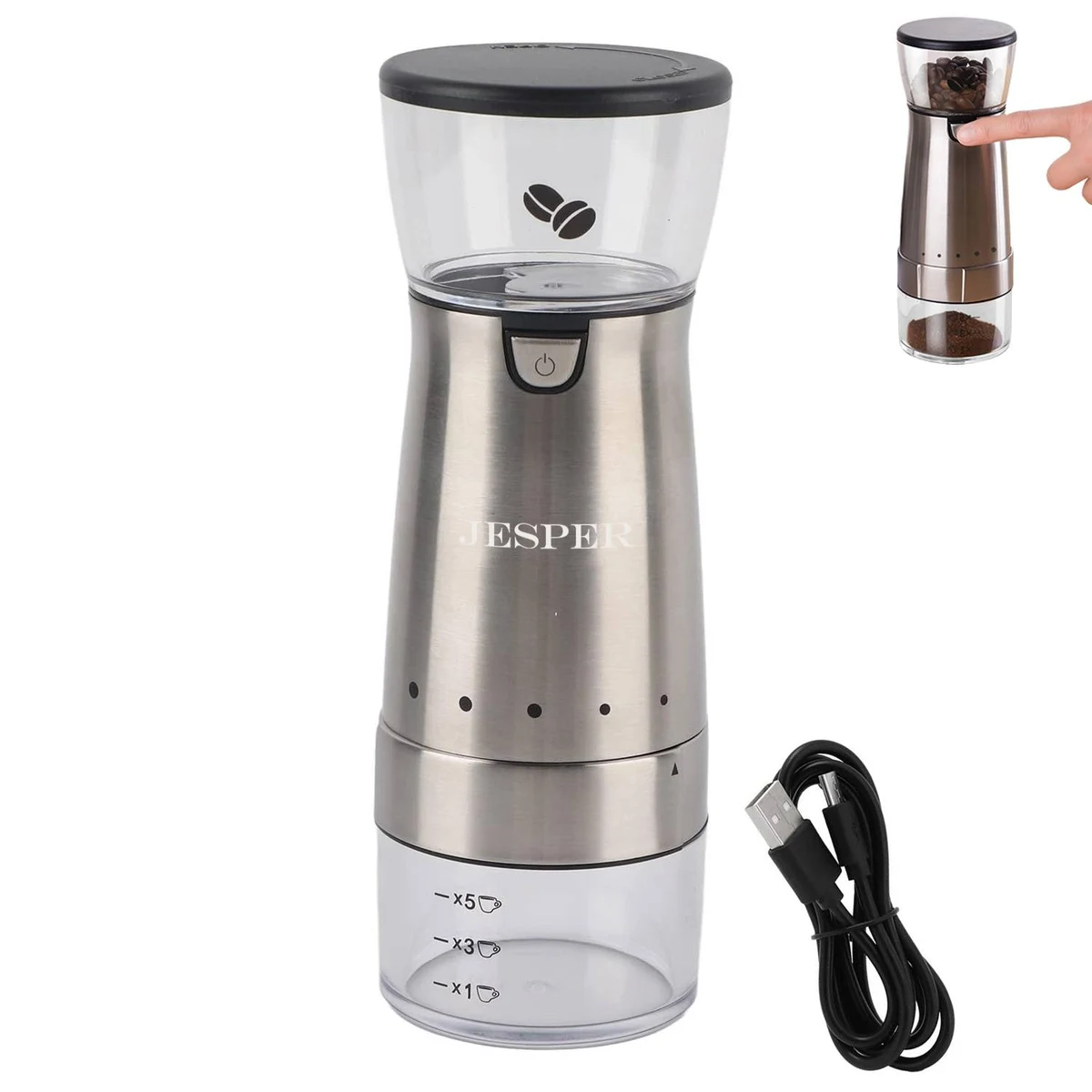 Portable Electric Automatic Coffee Grinder 1