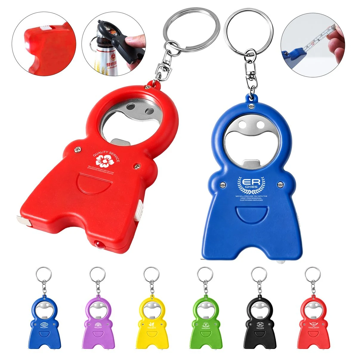 Multifunctional LED Keychain 1