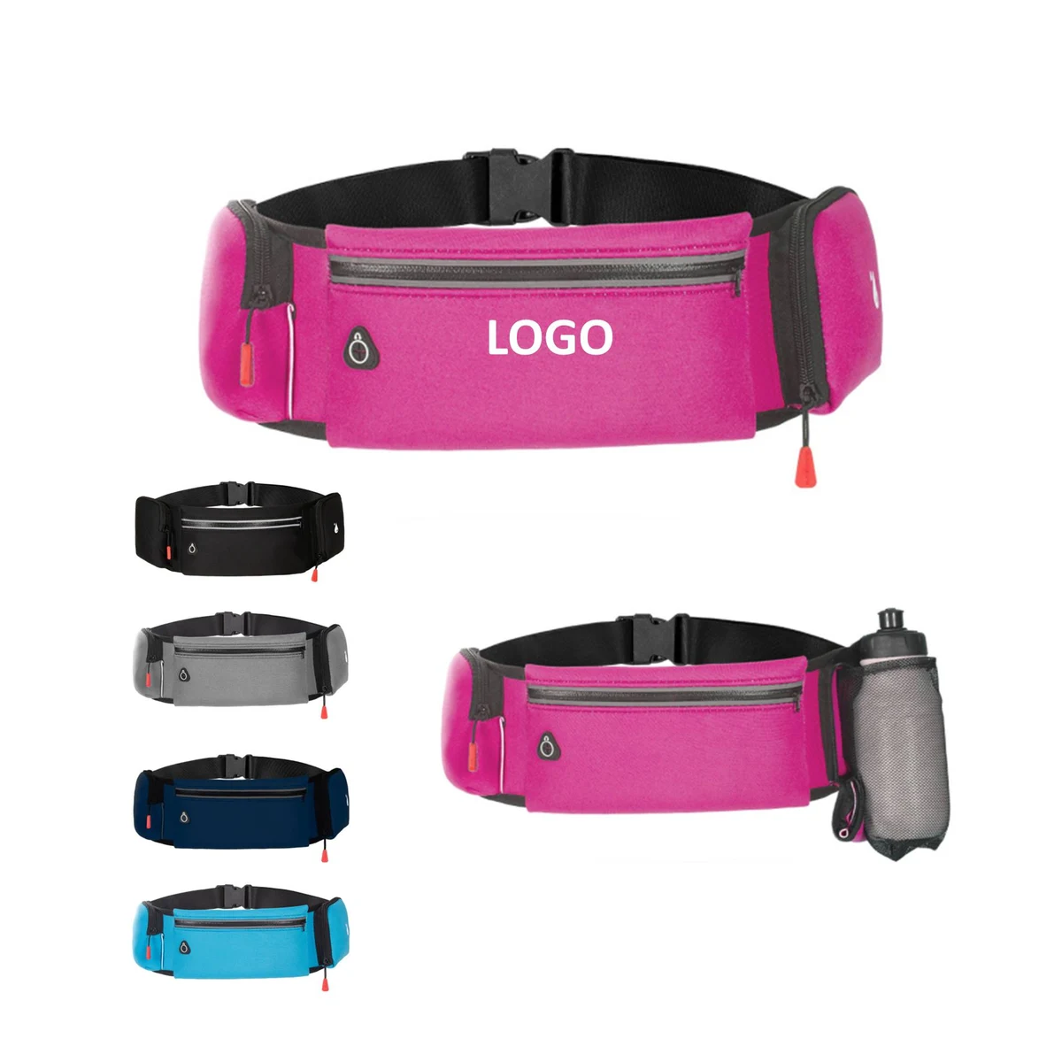 Outdoor Sport Fanny Pack With Water Bottle 1