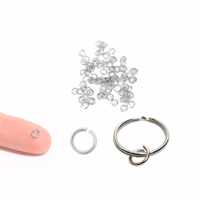 Silver Jump Ring for Tags and Key Rings