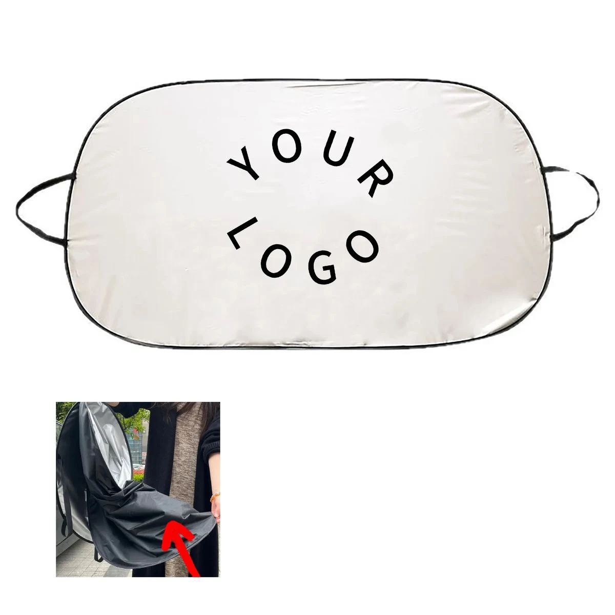 Compact Car Sun Shield for Summer Driving 1