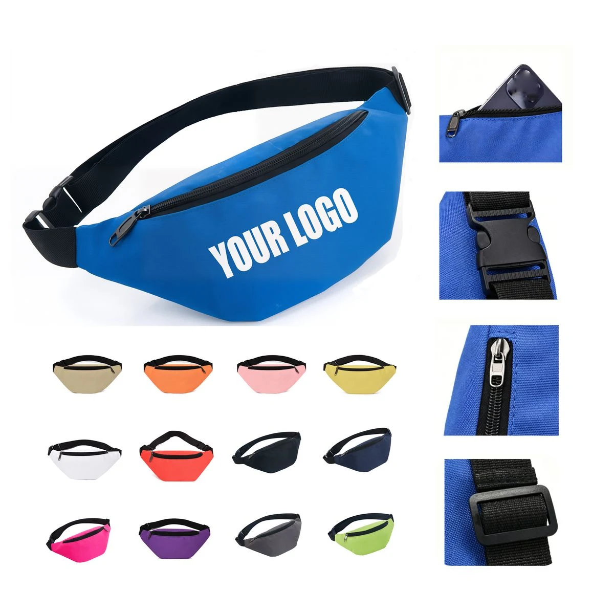 Adjustable Oxford Waist Pouch 1