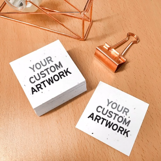 Single-Sided Plantable Square Business Cards