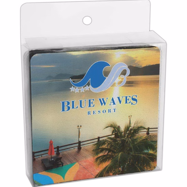 Neoprene Square Coaster (4-Pack)
