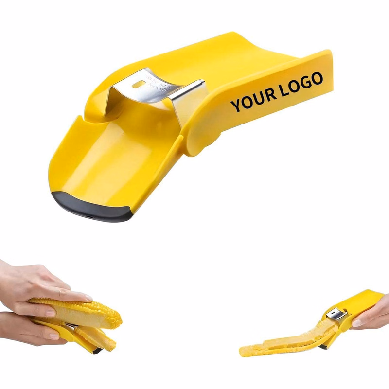Sharp Corn Peeler with Fold Out Chute