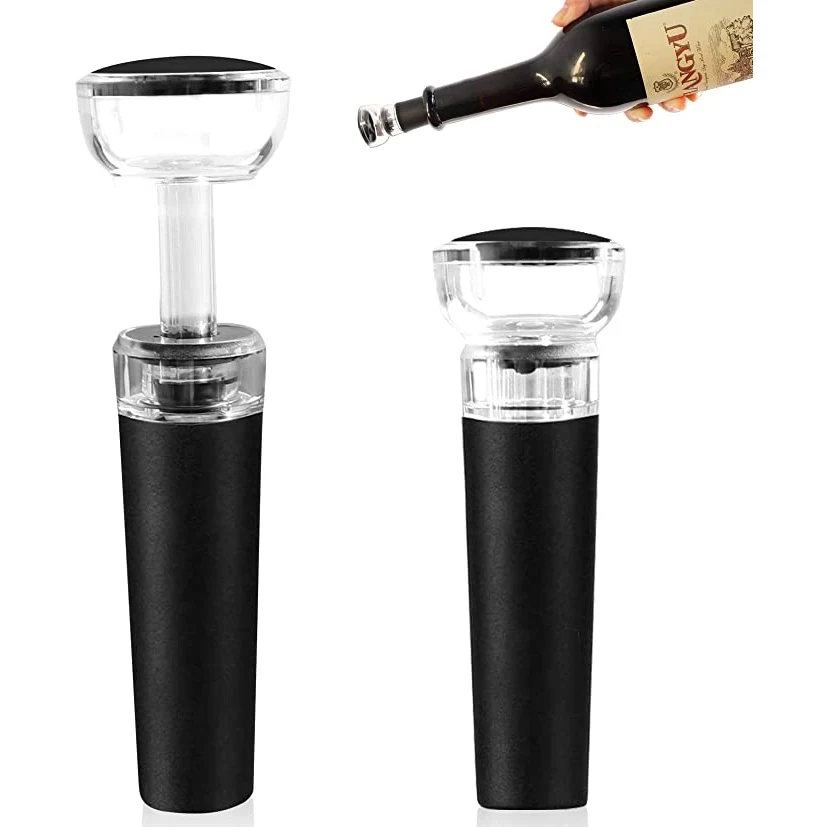 Reusable Vacuum Wine Stopper with Built-in Pump Leakproof 1