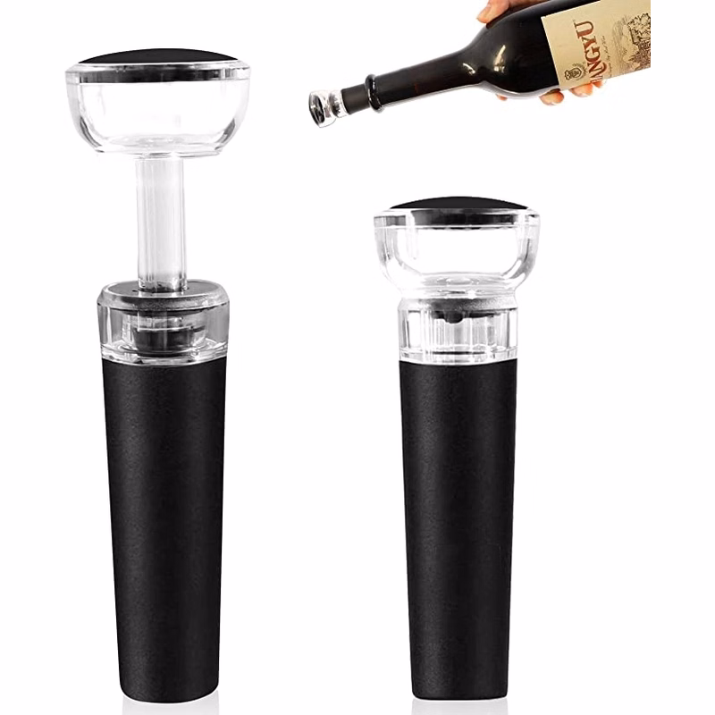 Reusable Vacuum Wine Stopper with Built-in  Pump Leakproof
