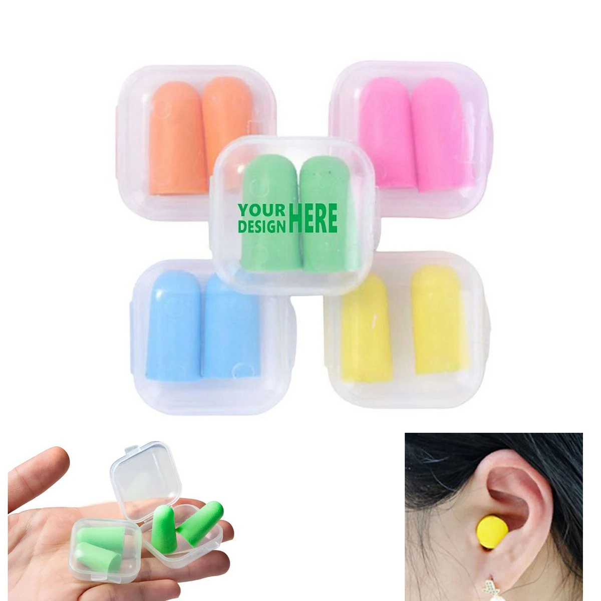 Foam Earplugs With Case 1