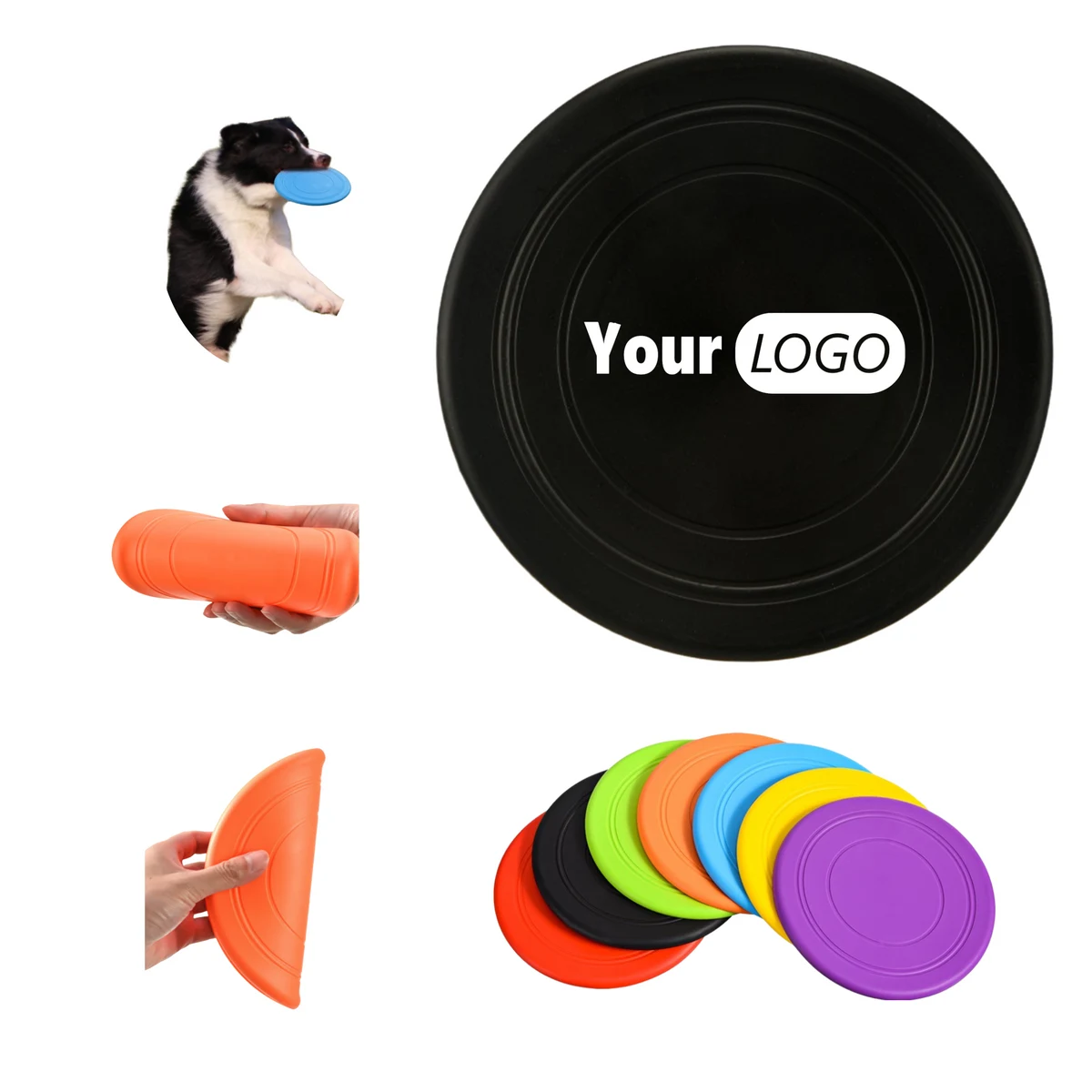 7.0 Inch Floating TPR Dog Toy Disc 1