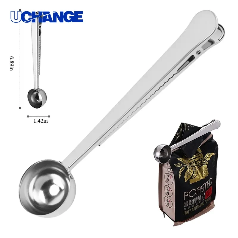 2-in-1 Stainless Steel Coffee Spoon Compact Beverage Tool 1