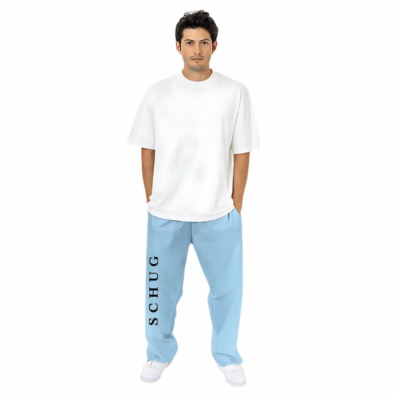 Wide Leg Nylon Taffeta Unisex Pants