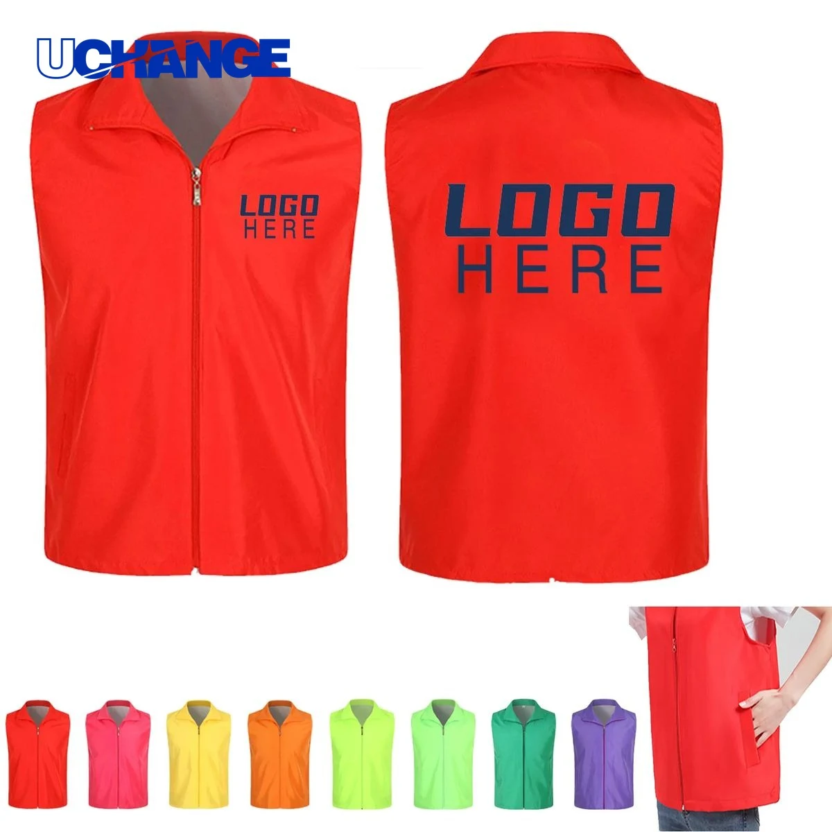 Volunteer Safety Vest with Imprint 1