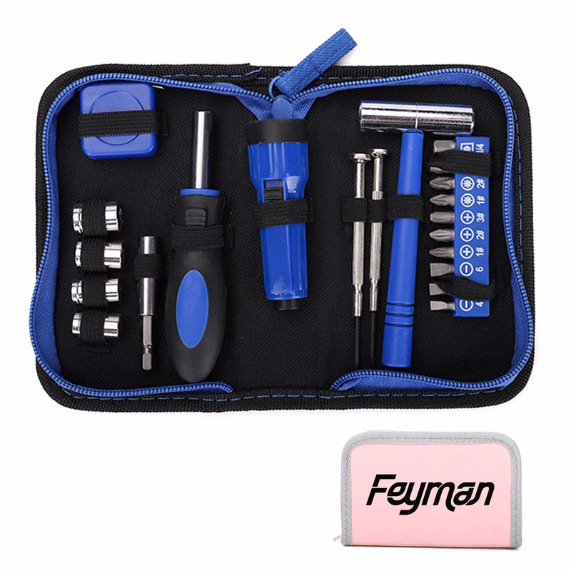 21PCS Screwdriver Led Work Light Tool Set