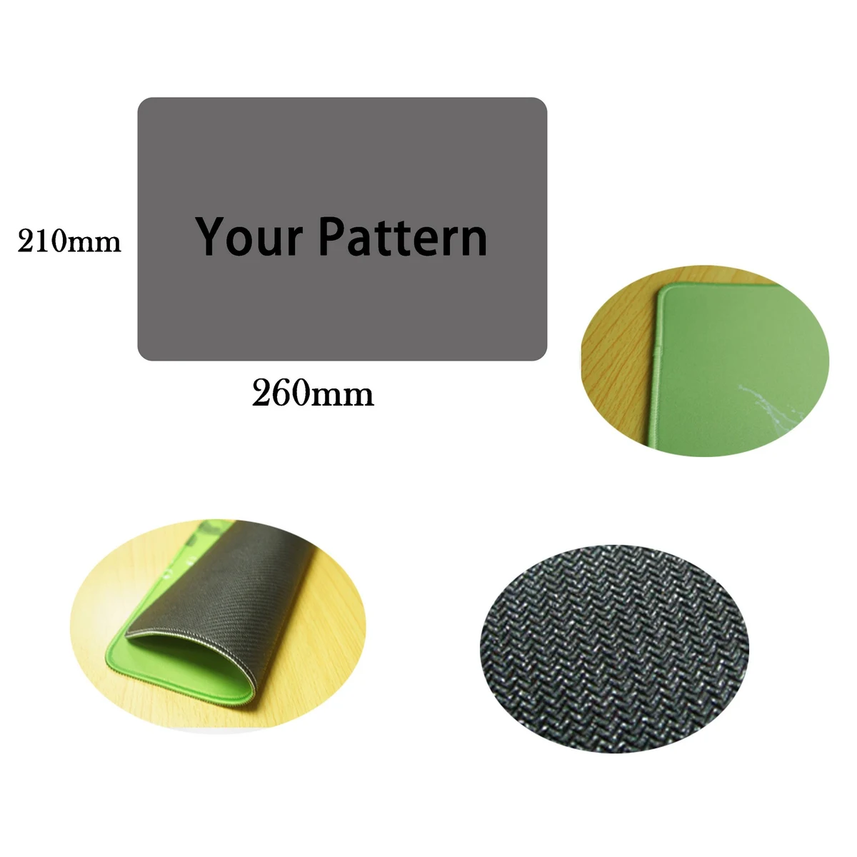 Mouse Pad Non-Slip Rubber Base Computer Mousepad 1