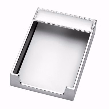 Silver Plated Memo Pad Holder
