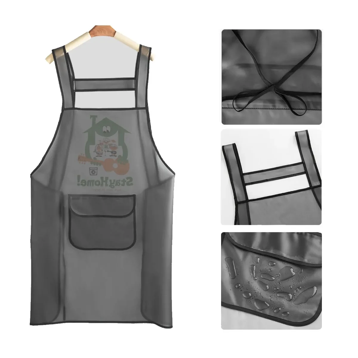 Transparent Kitchen Apron 1