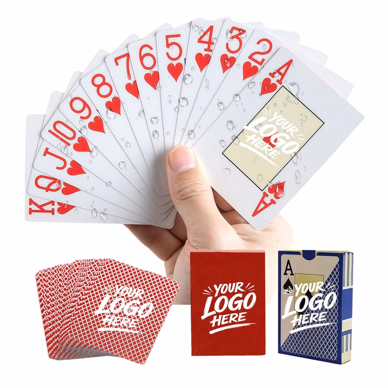Durable PVC 54-Card Waterproof Playing Deck